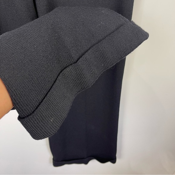 St. John Collection Santana Knit Pleated Wide Leg Pants High Rise Women's Size 8 - Picture 5 of 7